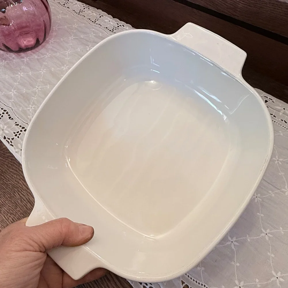Corning Ware Friendship Casserole Dish 2 Quart White Blue‎ Bird Floral A-2-B USA